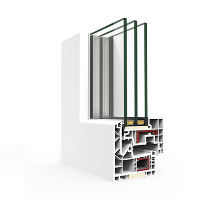 A 84 Hoja oculta Passivhaus - PVC