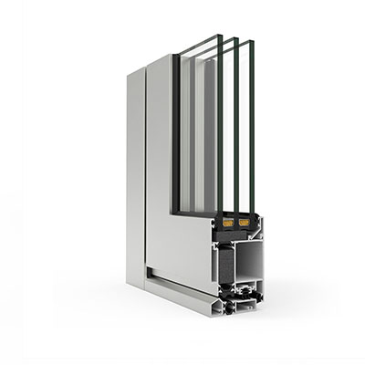 PUERTA MILLENNIUM PLUS 70 - ALUMINIO